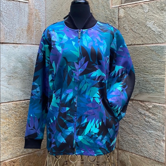 Bob Mackie Leaf Jacket - Picture 1 of 5
